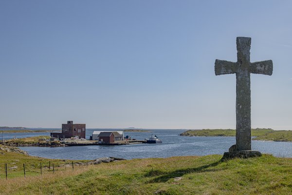 The stone cross on Kvitsøy